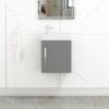 400mm wall hung vanity sink unit